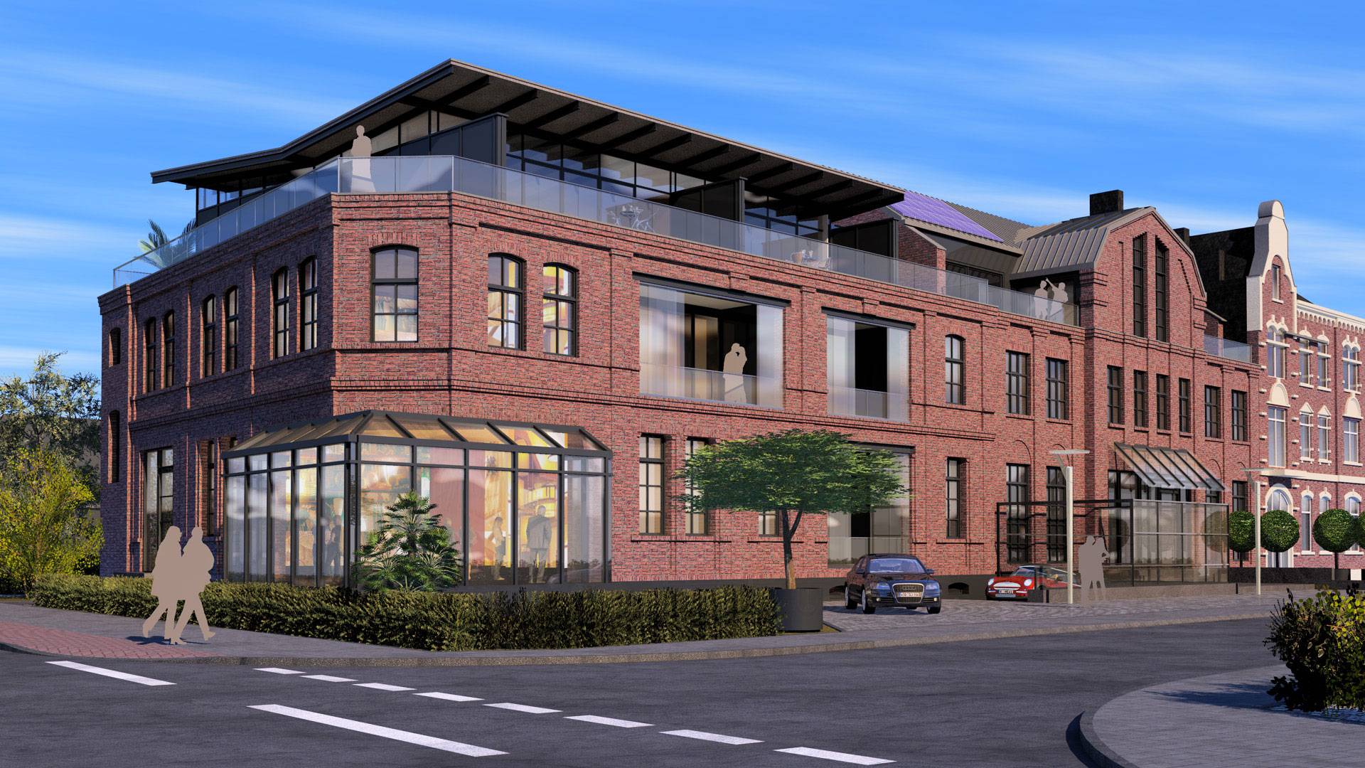 Umbau zu Loftwohnungen I Andreas Langner & Rüdiger Hoersch, Wesel