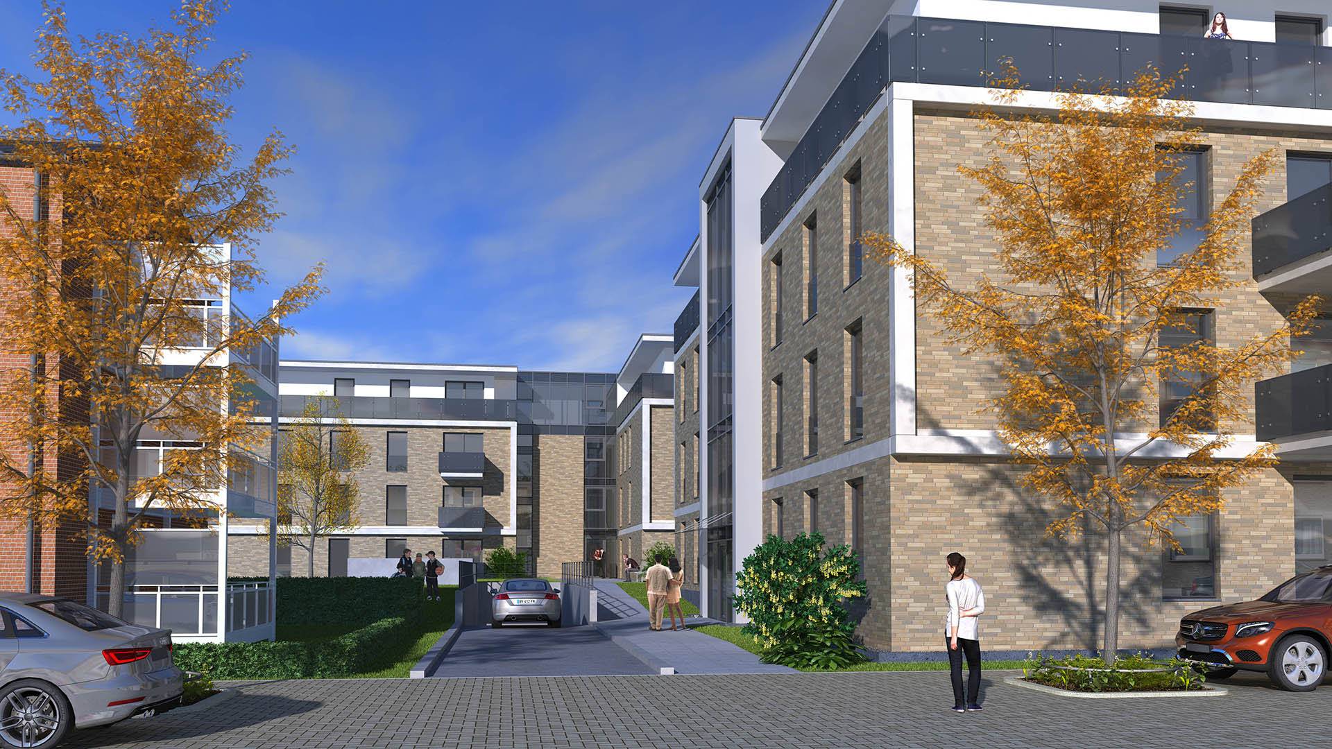 Neubau Kreuzstraße I Bauverein Weseler Aktiengesellschaft I Architekturbüro Bielefeld, Hamminkeln