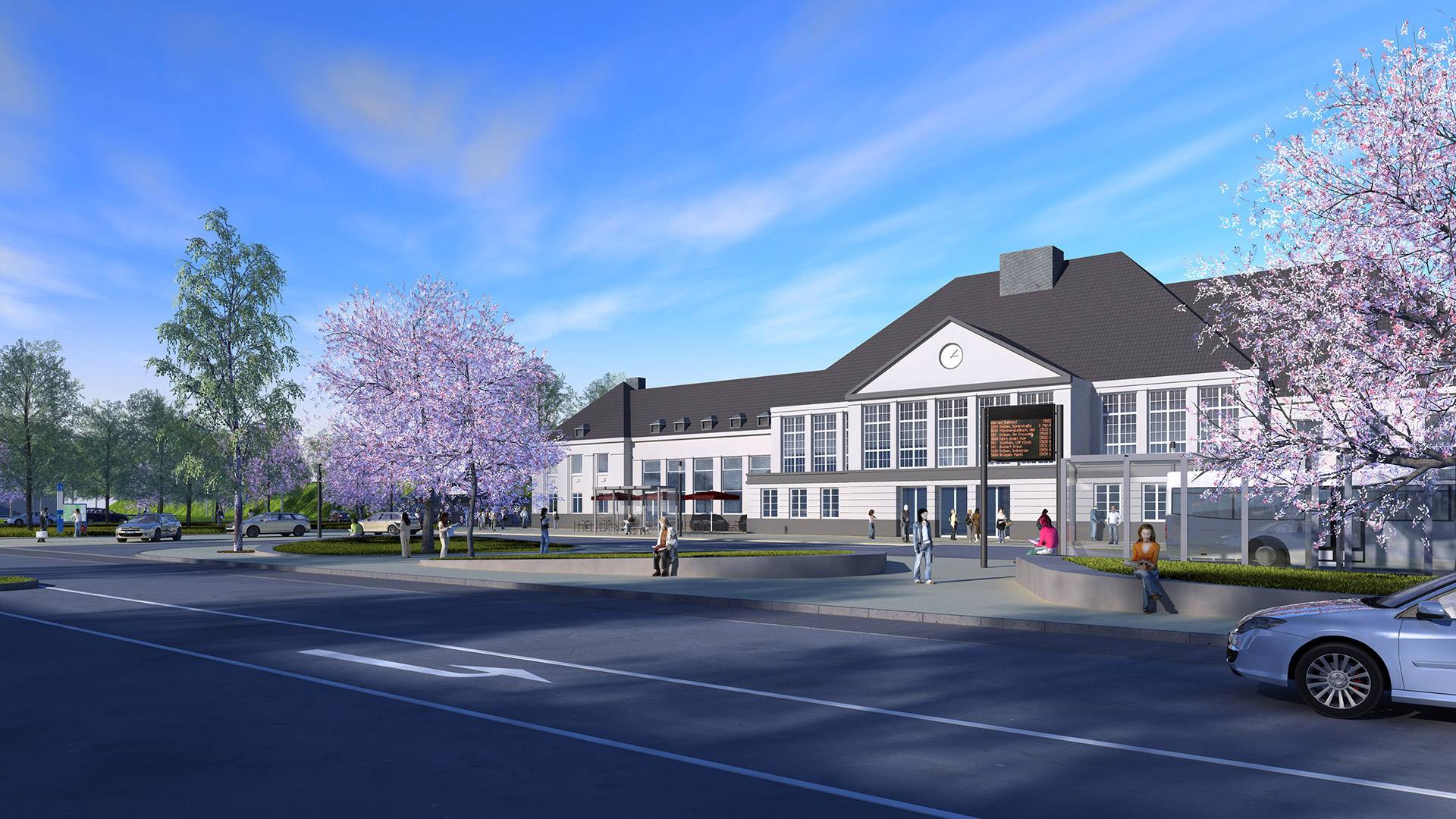 Neugestaltung Bahnhofsvorplatz I Stadt Viersen