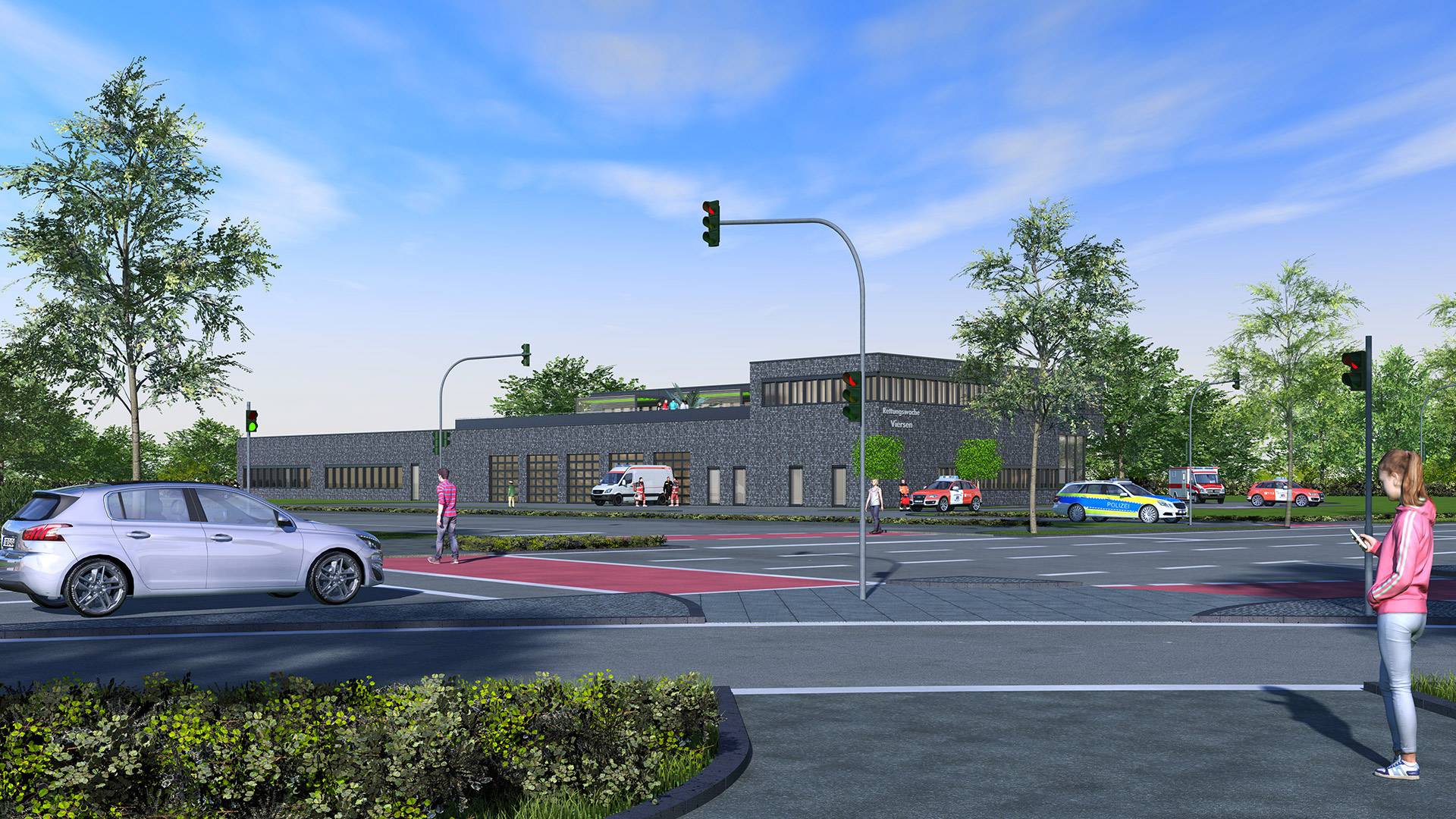 Neubau Rettungswache Dülken I Stadt Viersen I Eigen